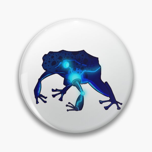 Item preview, Machine Azure Dart Frog designed and sold by Upbeat-Cryptid.