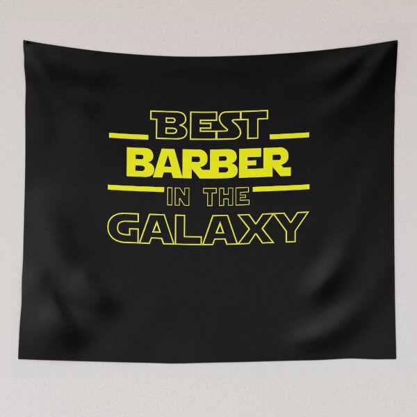 Item preview, barber Job Dad Mom Hudband Mens Shirt, Best barber In The Galaxy, Funny barber Birthday christmas Gift Gift designed and sold by xlnv.