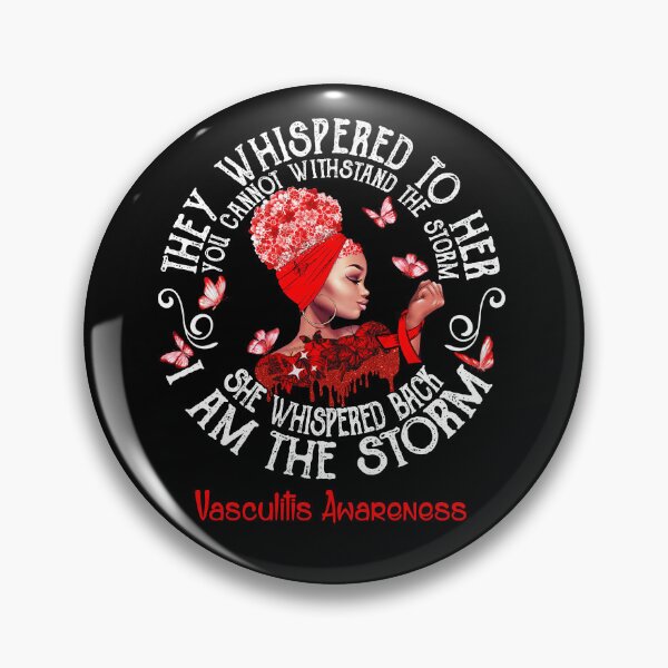 Item preview, Black Girl Fighter Strong I Am The Storm Vasculitis Awareness designed and sold by Mnrshirley.