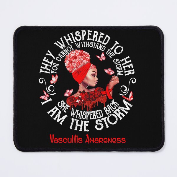 Item preview, Black Girl Fighter Strong I Am The Storm Vasculitis Awareness designed and sold by Mnrshirley.