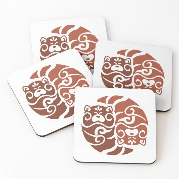 Item preview, Red Panda Yin Yang  designed and sold by PaprikaPanda.