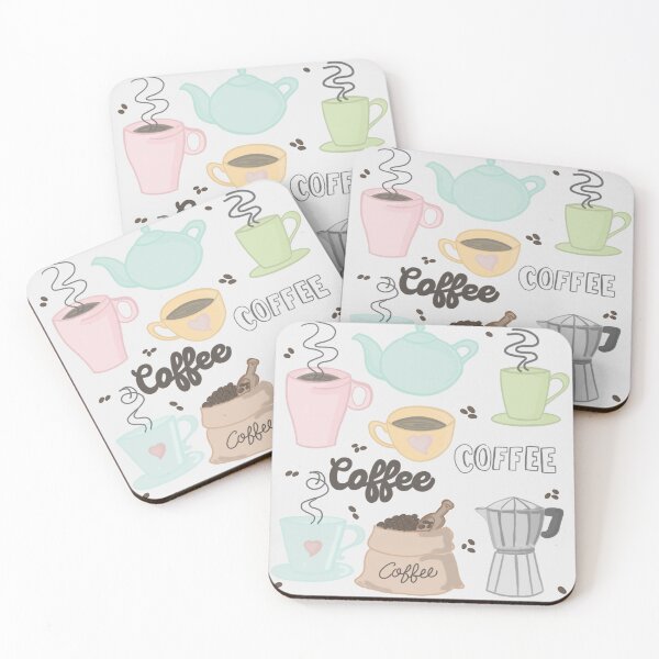 Item preview, Coffee cartoon for Coffee addicted everyone(colour palette, color palete) designed and sold by Sanaura.