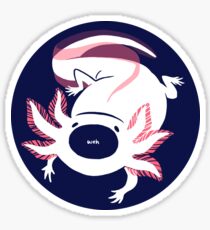 Axolittle (on light) Sticker