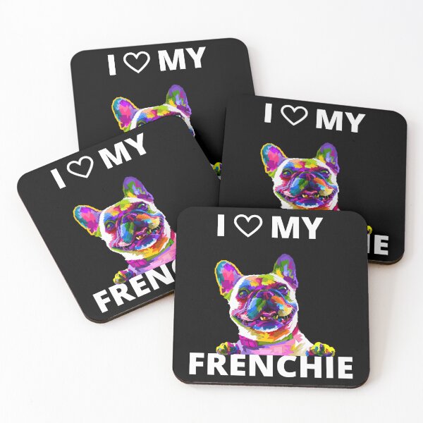 Item preview, I Love My Frenchie - French Bulldog designed and sold by RoseCandi.