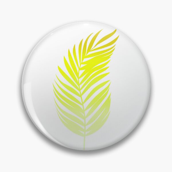 Item preview, Tropical Palm Leaf - Neon Yellow - W10 designed and sold by AlfabetDesign.
