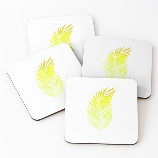 Item preview, Tropical Palm Leaf - Neon Yellow - W10 designed and sold by AlfabetDesign.