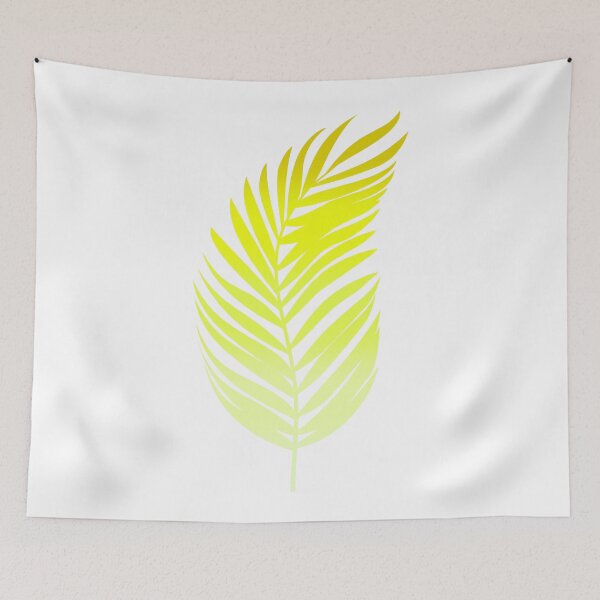 Item preview, Tropical Palm Leaf - Neon Yellow - W10 designed and sold by AlfabetDesign.