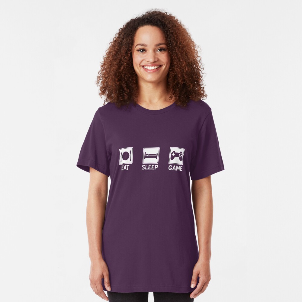 Eat, Sleep, Game Slim Fit T-Shirt