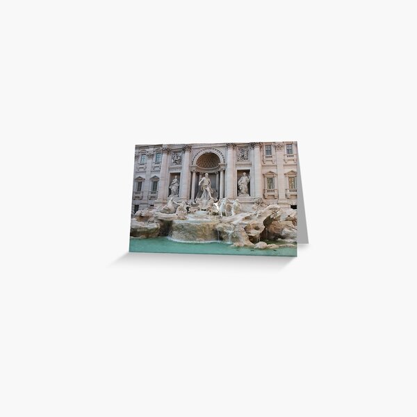 Trevi Fountain - so beautiful Greeting Card