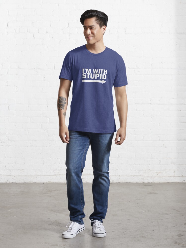Alternate view of I'm With Stupid Essential T-Shirt