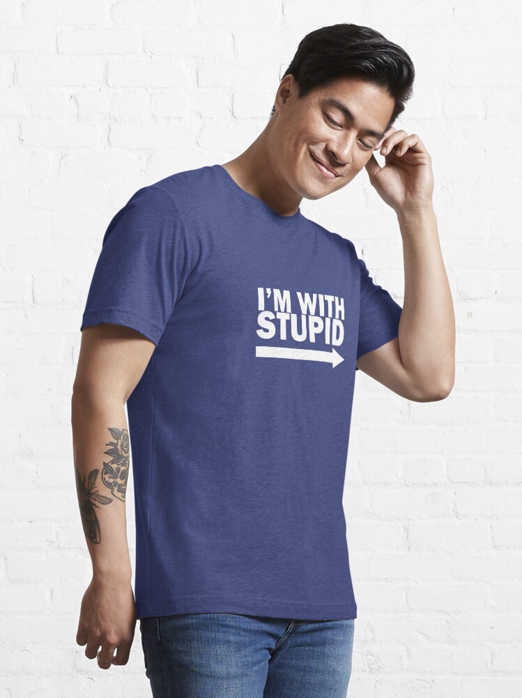 Alternate view of I'm With Stupid Essential T-Shirt
