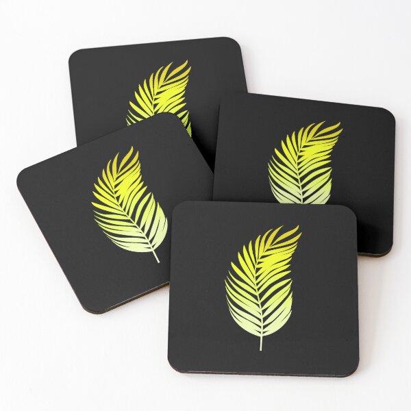 Item preview, Tropical Palm Leaf  - Neon Yellow - B10 designed and sold by AlfabetDesign.