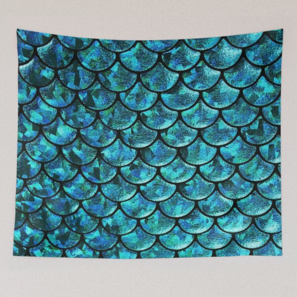 Item preview, Blue Mermaid Scales  designed and sold by sarahbeck2.