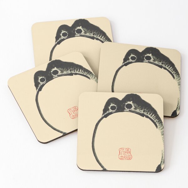 Item preview, Japanese Frog Wall Art designed and sold by Sintija BILIKA.