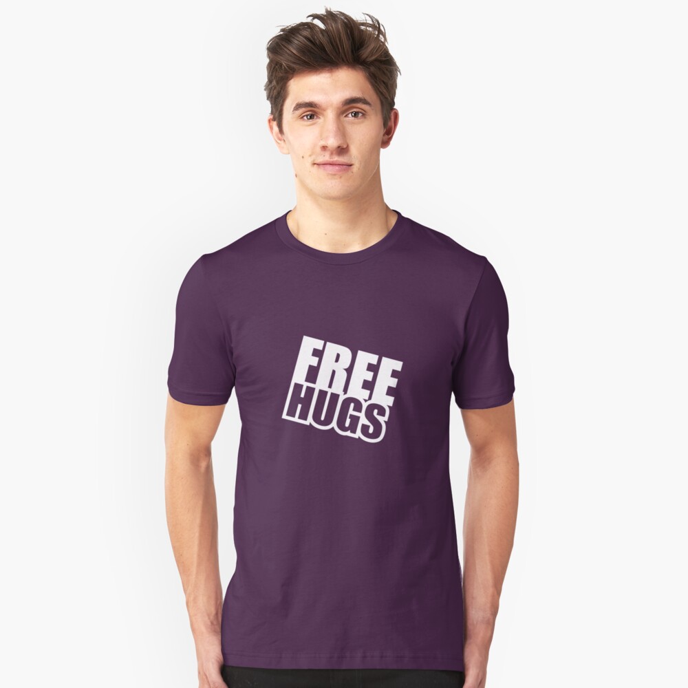 Free Hugs Slim Fit T-Shirt