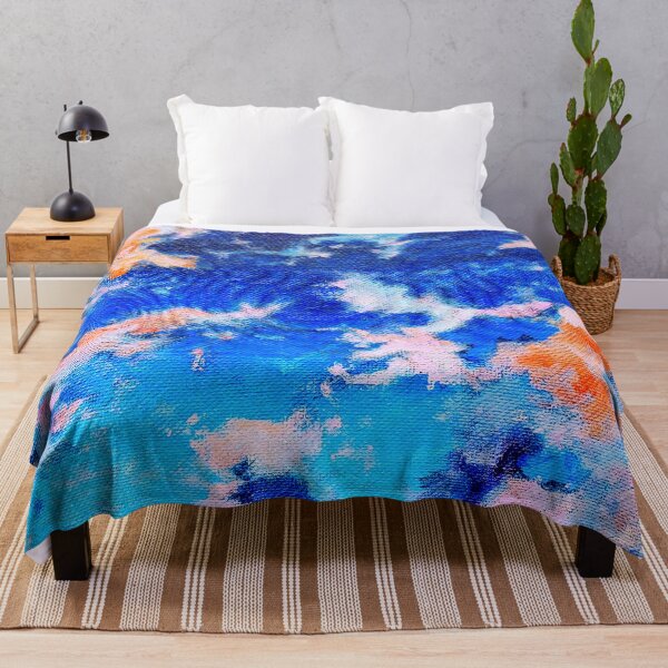 Item preview, Blue and orange sky designed and sold by fujinoart.