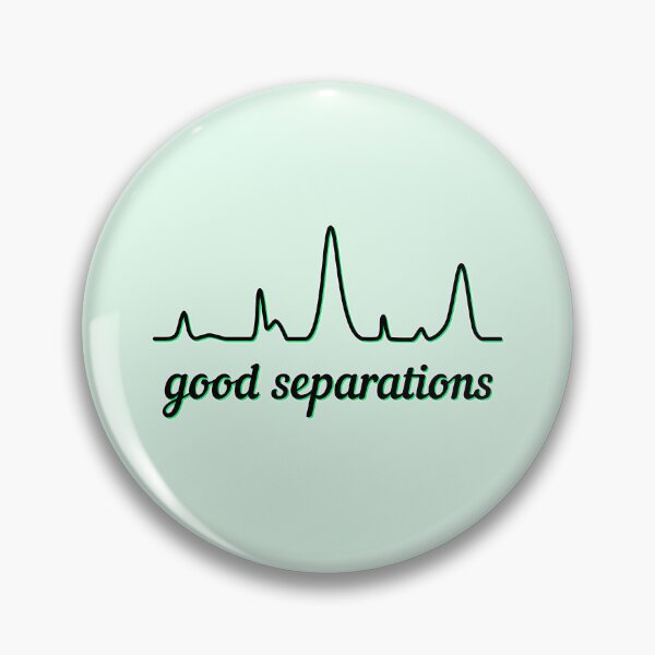 Item preview, Good Separations - Black and Lime, Light Background designed and sold by Artsy-Chemist.