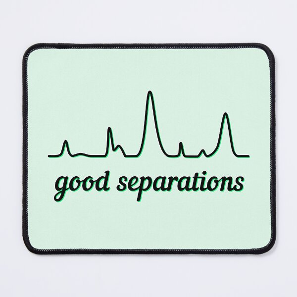 Item preview, Good Separations - Black and Lime, Light Background designed and sold by Artsy-Chemist.