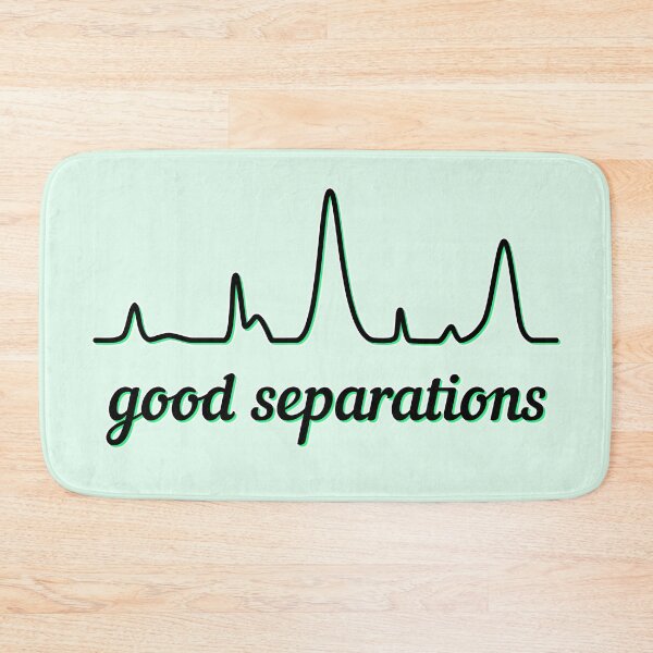 Item preview, Good Separations - Black and Lime, Light Background designed and sold by Artsy-Chemist.