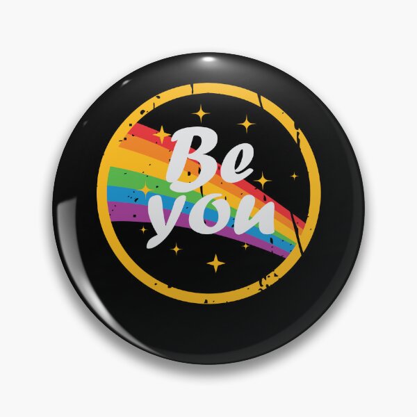 Item preview, LGBTQ Be You Rainbow Gay Pride - Retro Vintage designed and sold by Optix.