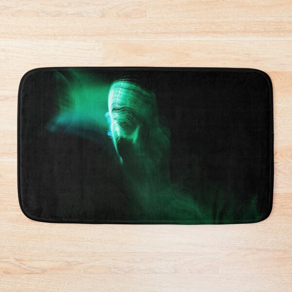 Item preview, Green long exposure light trails on face designed and sold by viknitov.
