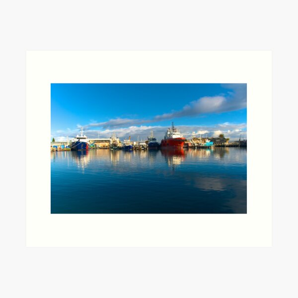 Item preview, Fishing boats at Fremantle designed and sold by Extraordinary Light.