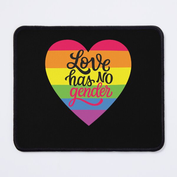 Aperçu de l'œuvre L'amour n'a pas de sexe - LGBTQ Pride Gay Parade Trans créée et vendue par Optix.