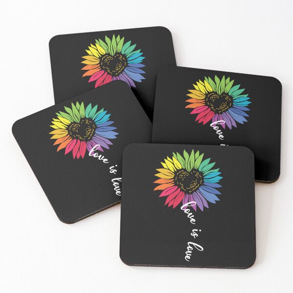 Item preview, Love is Love Gay Pride Sunflower - LGBTQ Human designed and sold by Optix.