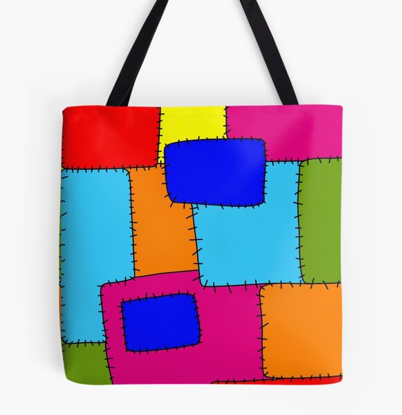 Kaleidoscope Patch Tote Bag