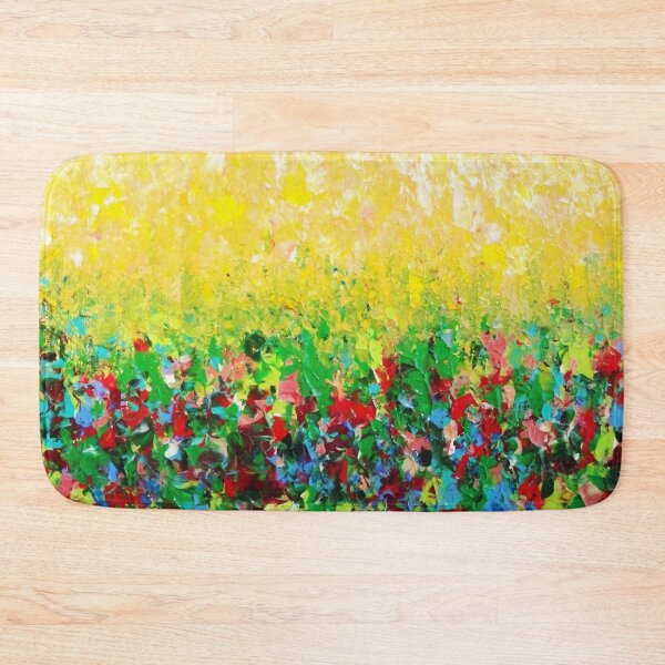 Item preview, NATURE'S LIVING ROOM - Gorgeous Bright Bold Nature Wildflower Field Landscape Abstract Art  designed and sold by EbiEmporium.