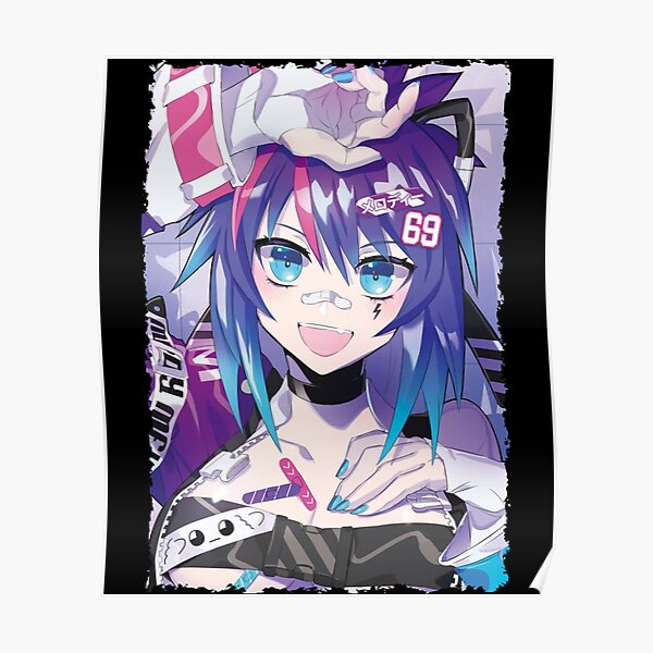 Best Animerch Vshojo Projekt Melody Poster For Sale By Officialodh Redbubble