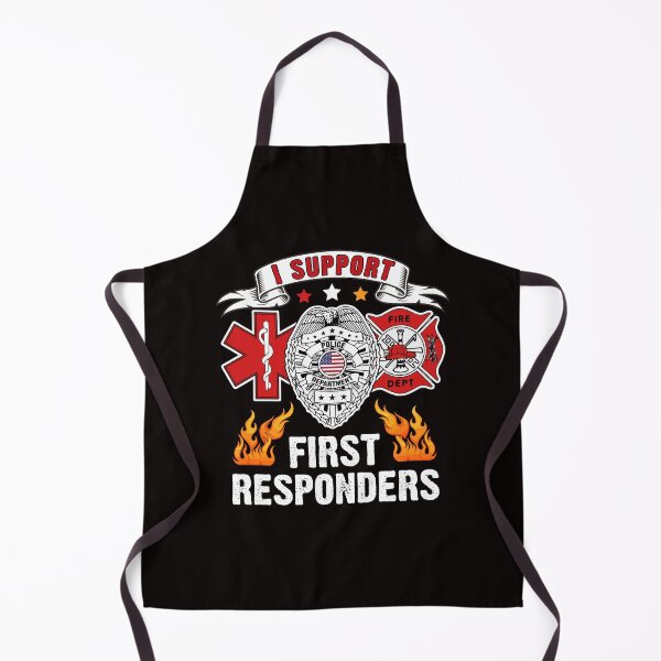 Item preview, EMS Police Firefighters First Responder I Support First Responders  designed and sold by fantasticdesign.