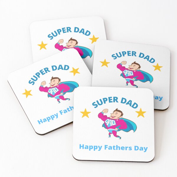 Item preview, Super Dad Happy Fathers Day designed and sold by LGMmugsdesign.