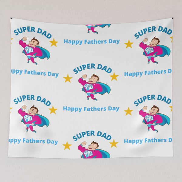 Item preview, Super Dad Happy Fathers Day designed and sold by LGMmugsdesign.