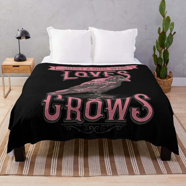 Item preview, Just a Girl Who Likes Crows Vintage Crow Lover designed and sold by MarkusShirts.