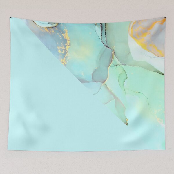 Item preview, Pastel Aqua marble designed and sold by GeoFormsArt.