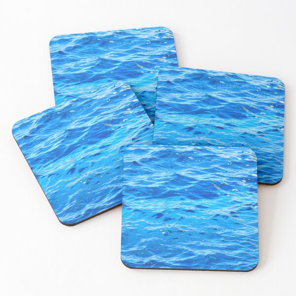 Item preview, Tyrrhenian sea blue water waves designed and sold by CarolinaReina.