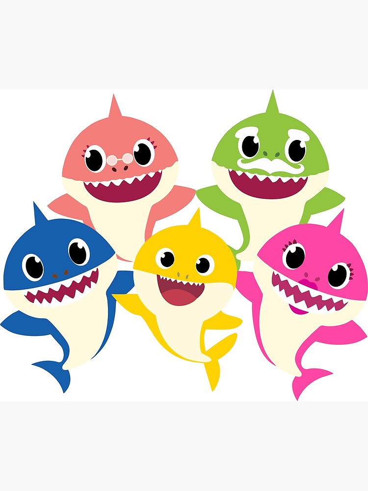 Baby Shark Clipart Hd PNG, Baby Shark Illustration Vector On White  Background, Baby Shark Clipart, Illustration, Animal PNG Image For Free  Download