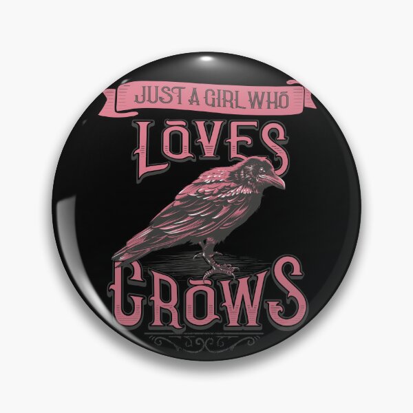 Item preview, Just a Girl Who Likes Crows Vintage Crow Lover designed and sold by MarkusShirts.