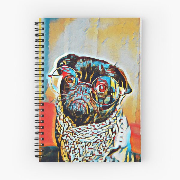 Item preview, Smart Pop Art Portrait Puppy Pug Life Art designed and sold by TheWildFlix.