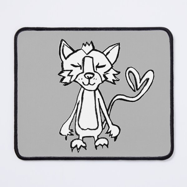 Item preview, Friendly Wild Cat, Punk Cat designed and sold by badlydrawnbabe.