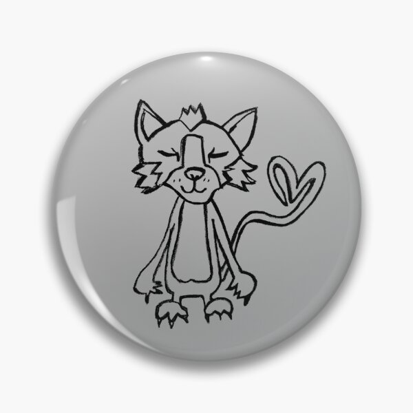Item preview, Friendly Wild Cat, Punk Cat designed and sold by badlydrawnbabe.