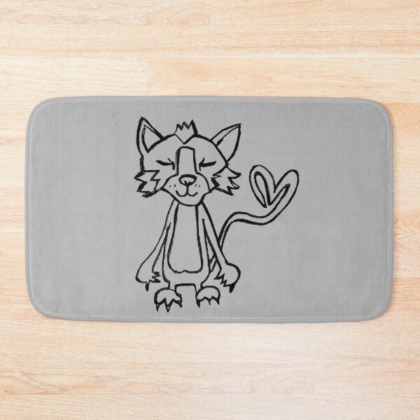 Item preview, Friendly Wild Cat, Punk Cat designed and sold by badlydrawnbabe.