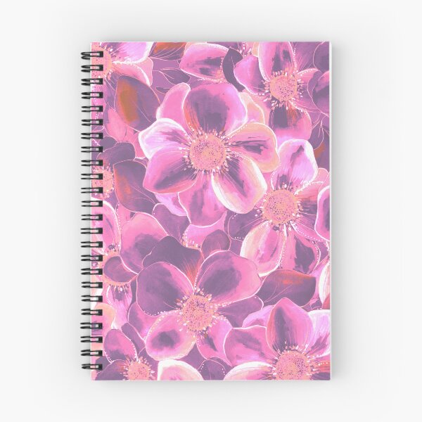 Item preview, Lots of flowers - powder pink designed and sold by WzoryOzdobne.