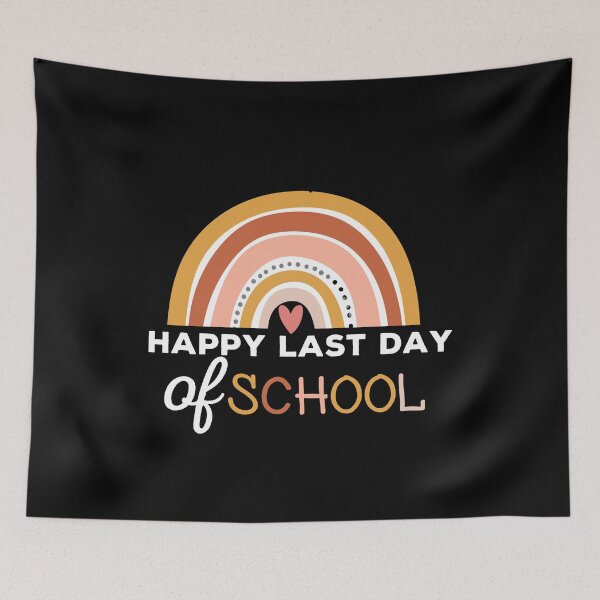 Item preview, happy last day of school hello summer students and teachers,Rainbow designed and sold by esbaysbai.