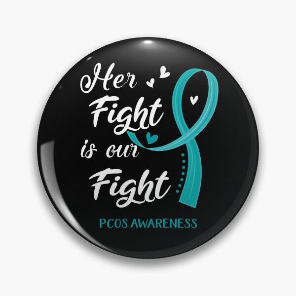 Item preview, Her Fight Is Our Fight PCOS Awareness designed and sold by Kohend.