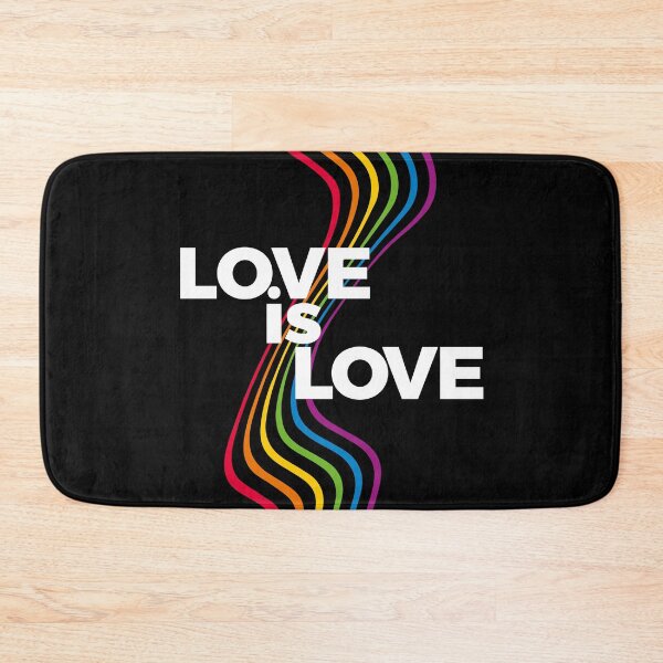Item preview, love is love rainbow LGBT flag pride, happy pride month designed and sold by retrippy.