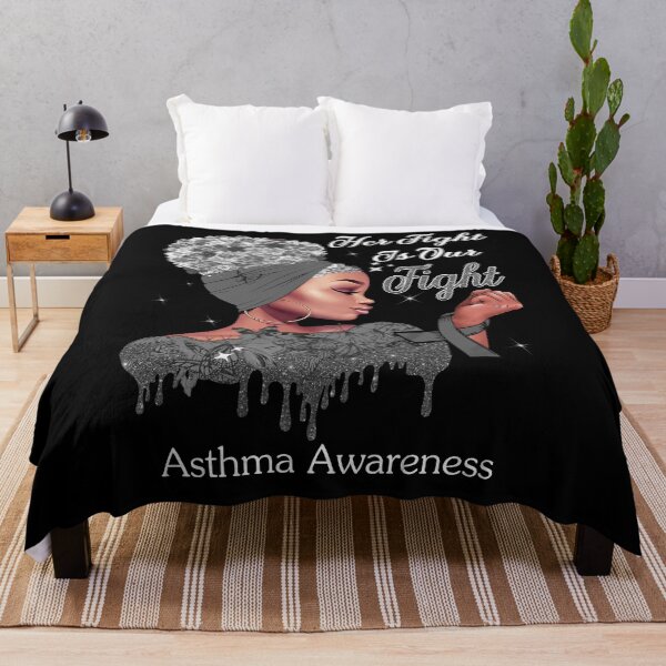 Item preview, Her Fight Is Our Fight Asthma Awareness designed and sold by Mnrshirley.