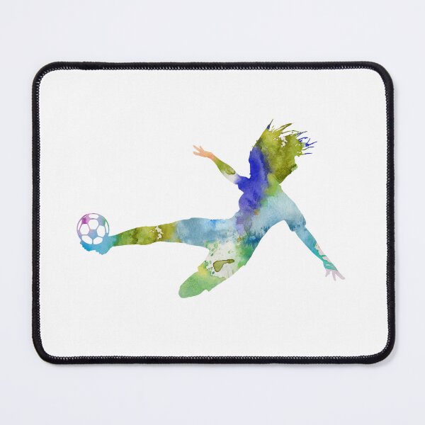 Item preview, Female Soccer Player designed and sold by Rosaliartbook.