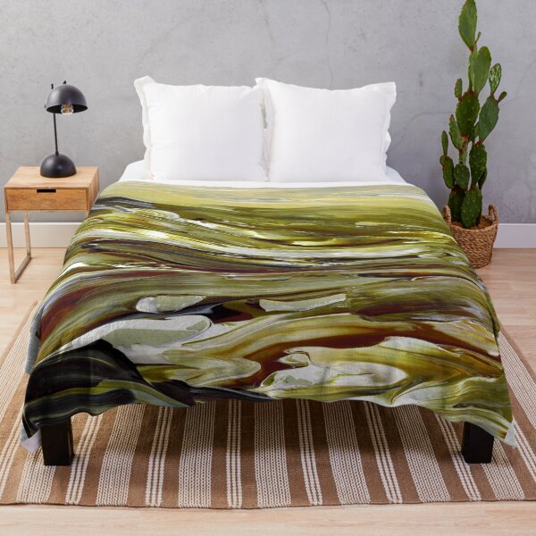 Item preview, Julia Di Sano - WILDERNESS ETERNAL 2 LIME GREEN TAN NATURE WAVES LANDSCAPE designed and sold by EbiEmporium.